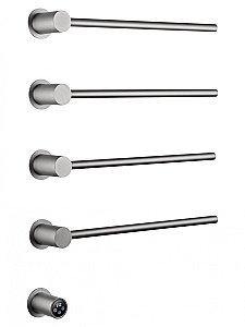 Полотенцесушитель электрический встраиваемый WONZON & WOGHAND HAMBURG, Брашированный никель (WW-AL314-BR) купить в интернет-магазине сантехники Sanbest