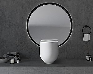 Раковина накладная ABBER Stein AS2618 40 белая матовая купить в интернет-магазине Sanbest