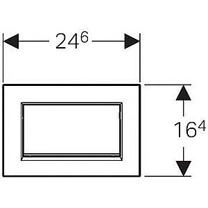Кнопка для инсталляции Geberit Sigma 30 115.893.KX.1 купить в интернет-магазине сантехники Sanbest