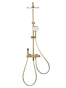Душевая система с термостатом WONZON & WOGHAND The ONE WW-B3094-BG брашированное золото купить в интернет-магазине сантехники Sanbest