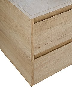 Тумба с раковиной и столешницей BelBagno KRAFT 80 Rovere Nebrasca Nature для ванной в интернет-магазине Sanbest