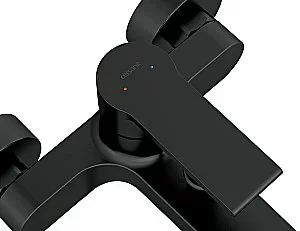 Смеситель для ванны Cersanit BRASKO BLACK 63108 купить в интернет-магазине сантехники Sanbest
