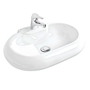 Раковина Gural Vit Top 62х40 TP07MUL01 белая купить в интернет-магазине Sanbest