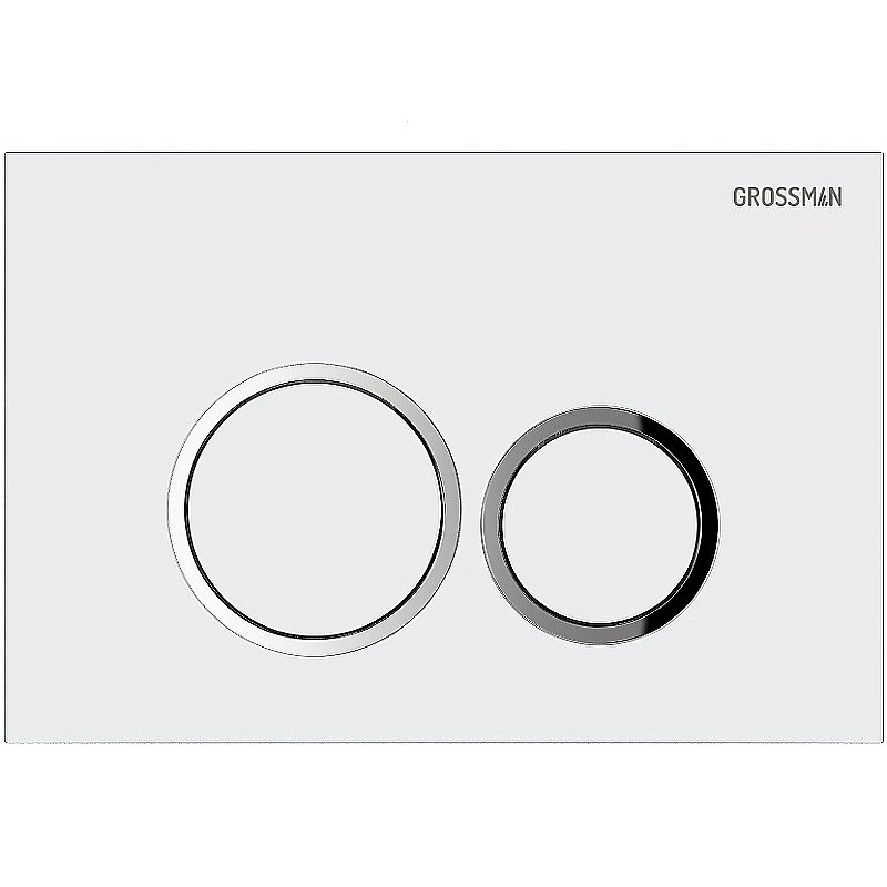 Кнопка для инсталляции Grossman Galaxy 700.K31.01.000.000 белая глянцевая купить в интернет-магазине сантехники Sanbest