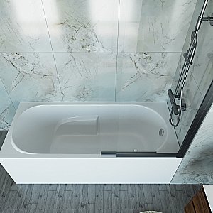 Ванна акриловая Vincea VBT-2A170-LG 170x75 белая с ножками купить в интернет-магазине Sanbest