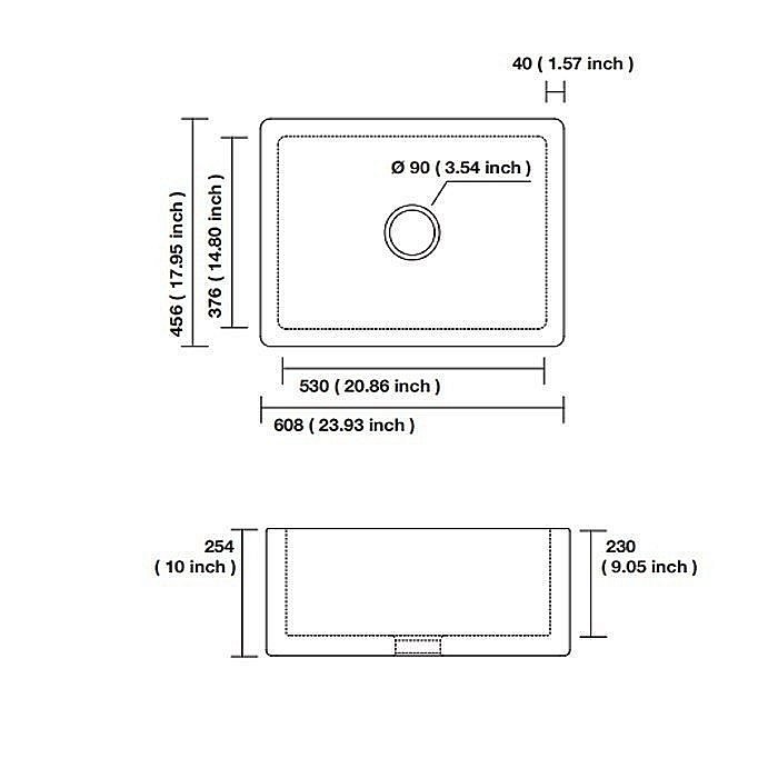 Кухонная мойка Kerasan Hannah Essex 541001 купить в интернет-магазине сантехники Sanbest