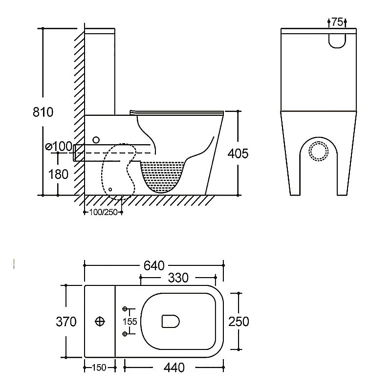 Инсталляция для унитаза Azario AZ-8010-1000 купить в интернет-магазине сантехники Sanbest