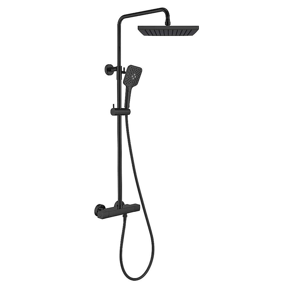 Душевая система Vincea Next VSFS-1N0TMB черная матовая купить в интернет-магазине сантехники Sanbest