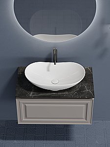 Тумба с раковиной Sancos Very 80 со столешницей, Doha Soft для ванной в интернет-магазине Sanbest