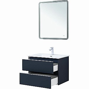 Тумба с раковиной Aquanet Вега 70 329590 маренго для ванной в интернет-магазине Sanbest