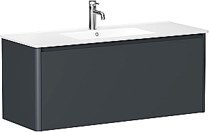 Тумба с раковиной Allen Brau Gravity 120 1.370015.AM антрацит матовый для ванной в интернет-магазине Sanbest
