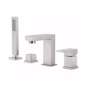 Смеситель для ванны ABBER Daheim AF8213SP сатин купить в интернет-магазине сантехники Sanbest