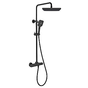 Душевая система Vincea Next VSFS-1N0TMB черная матовая купить в интернет-магазине сантехники Sanbest