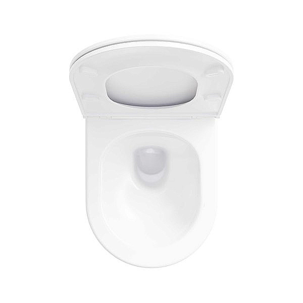 Унитаз Ravak FLOW X01985 белый, с крышкой микролифт, безободковый купить в интернет-магазине Sanbest