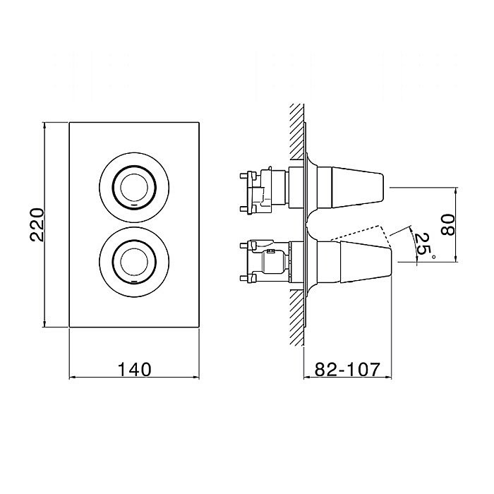 Смеситель для душа Cisal VITA VI0BM03021 хром купить в интернет-магазине сантехники Sanbest
