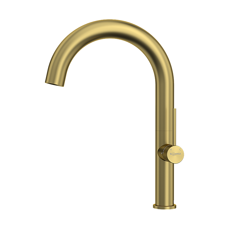 Смеситель для кухни Elghansa RADIANT XQ 5647181-MattGold золото матовое купить в интернет-магазине сантехники Sanbest