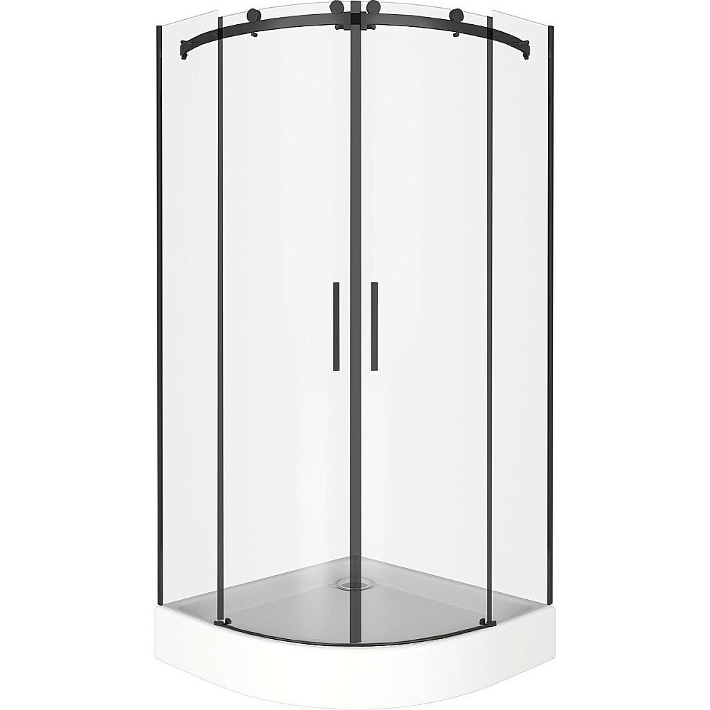 Душевой уголок Good Door GALAXY R-TD-100-C-B 100x100 купить в интернет-магазине Sanbest