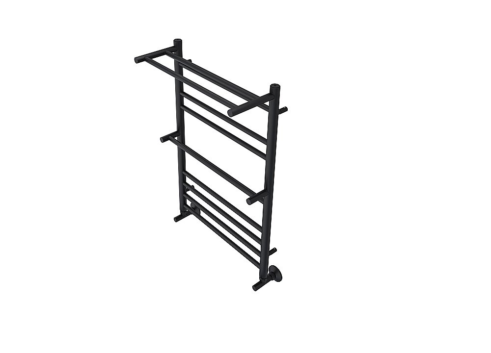 Полотенцесушитель водяной Aquatek Альфа AQ RRP1080BL П10 50х80 черный муар купить в интернет-магазине сантехники Sanbest