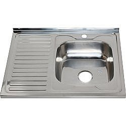 Мойка кухонная с сифоном Melana 007/2 R (*10) чаша справа купить в интернет-магазине сантехники Sanbest