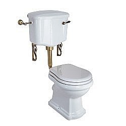 Унитаз Migliore Bella 31112 белый/бронза купить в интернет-магазине Sanbest