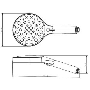 Душевая система Vincea Inspire VSFW-3I21T2MB черная матовая купить в интернет-магазине сантехники Sanbest