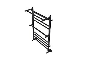 Полотенцесушитель водяной Aquatek Альфа AQ RRP1080BL П10 50х80 черный муар купить в интернет-магазине сантехники Sanbest