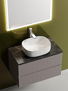 Тумба с раковиной Sancos SNOB T 80 со столешницей, Doha Soft для ванной в интернет-магазине Sanbest