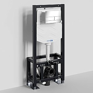 Инсталляция для унитаза WasserKraft Dill 61TLT.010.ME.CH04 с кнопкой хром купить в интернет-магазине сантехники Sanbest