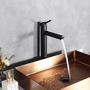 Смеситель для раковины Gid Berlin SS080-BM-D черный матовый купить в интернет-магазине сантехники Sanbest