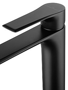 Смеситель для раковины высокий WONZON & WOGHAND BRILLIANT, Черный матовый (WW-88019079-MB) купить в интернет-магазине сантехники Sanbest