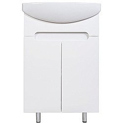 Тумба с раковиной Rush Pioneer 60 PIS79260W белая для ванной в интернет-магазине Sanbest