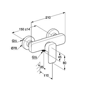 Смеситель для душа Kludi Renon 428315375 белый матовый купить в интернет-магазине сантехники Sanbest