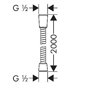 Душевой шланг Lemark 200 LE8024S-Black купить в интернет-магазине сантехники Sanbest