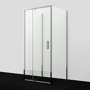 Душевой уголок WasserKRAFT Berkel 48P 48P43 90х90 профиль серебристый/стекло прозрачное купить в интернет-магазине Sanbest