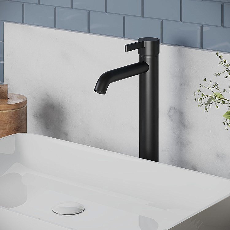 Смеситель для раковины PAINI Brera 74PZ205OLL черный матовый купить в интернет-магазине сантехники Sanbest