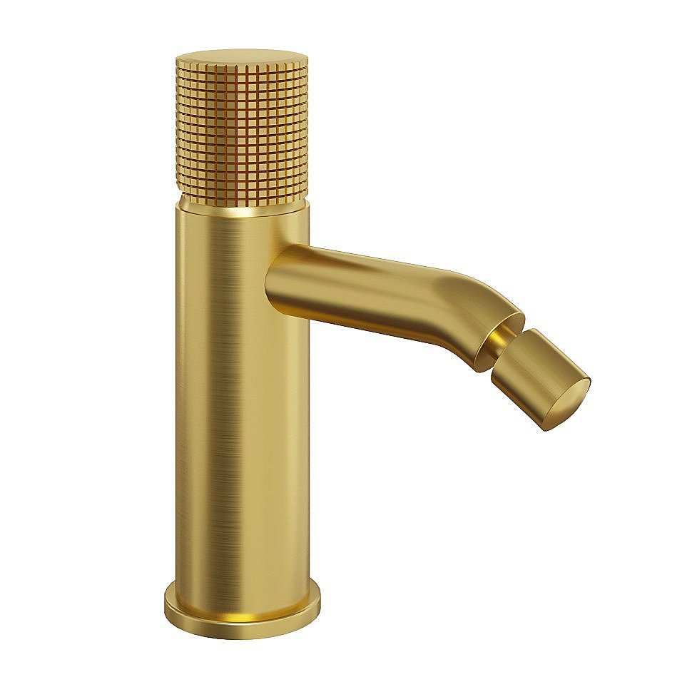 Смеситель для биде PAINI Cox grip 7GPJ304 золото матовое купить в интернет-магазине сантехники Sanbest