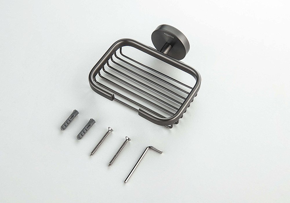 Мыльница Aquatek Бетта AQ4633BGM оружейная сталь купить в интернет-магазине сантехники Sanbest