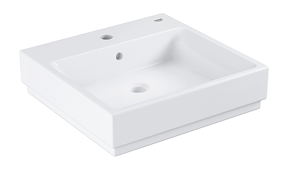 Раковина подвесная Grohe Cube Ceramic 50 3947400H белая купить в интернет-магазине Sanbest
