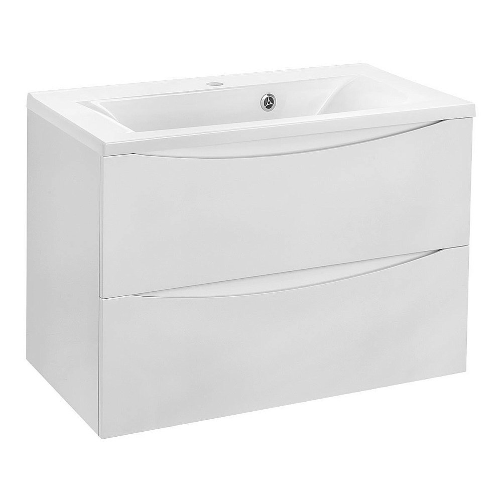 Тумба с раковиной Vincea Mia 800 G.White для ванной в интернет-магазине Sanbest