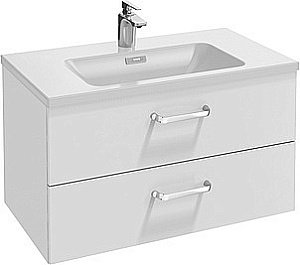 Тумба с раковиной Jacob Delafon VOX EB2078 80 белая для ванной в интернет-магазине Sanbest