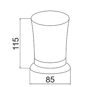 Стакан для зубных щеток Boheme Medici 10612 купить в интернет-магазине сантехники Sanbest