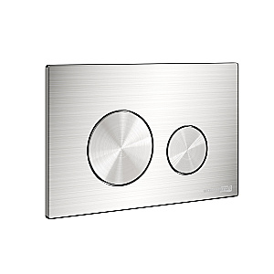 Кнопка для инсталяции WasserKraft BN02 брашированный никель купить в интернет-магазине сантехники Sanbest