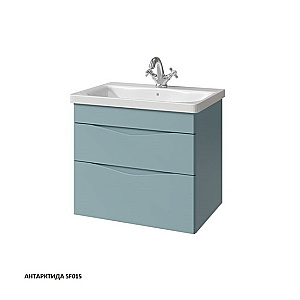 Тумба с раковиной Caprigo Lento 65 два ящика, цвет на выбор для ванной в интернет-магазине Sanbest