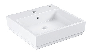 Раковина подвесная Grohe Cube Ceramic 50 3947400H белая купить в интернет-магазине Sanbest