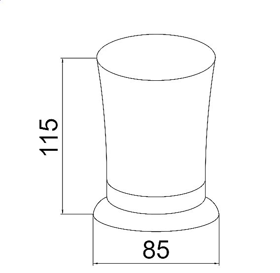 Стакан для зубных щеток Boheme Medici 10612 купить в интернет-магазине сантехники Sanbest