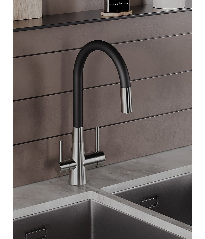 Смеситель для кухни Agger Elegant A3230322 сатин матовый купить в интернет-магазине сантехники Sanbest