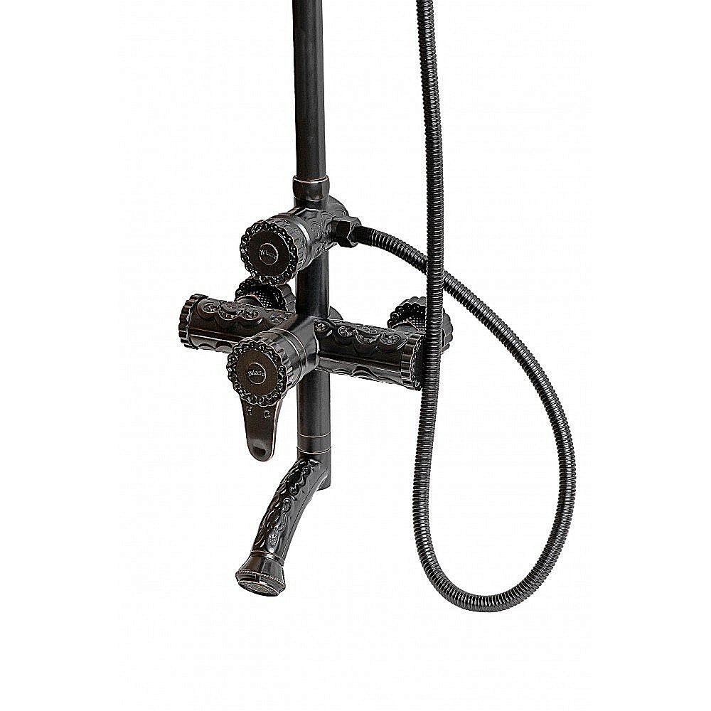 Душевая система Milacio Villena MC.103.BBR черная бронза купить в интернет-магазине сантехники Sanbest