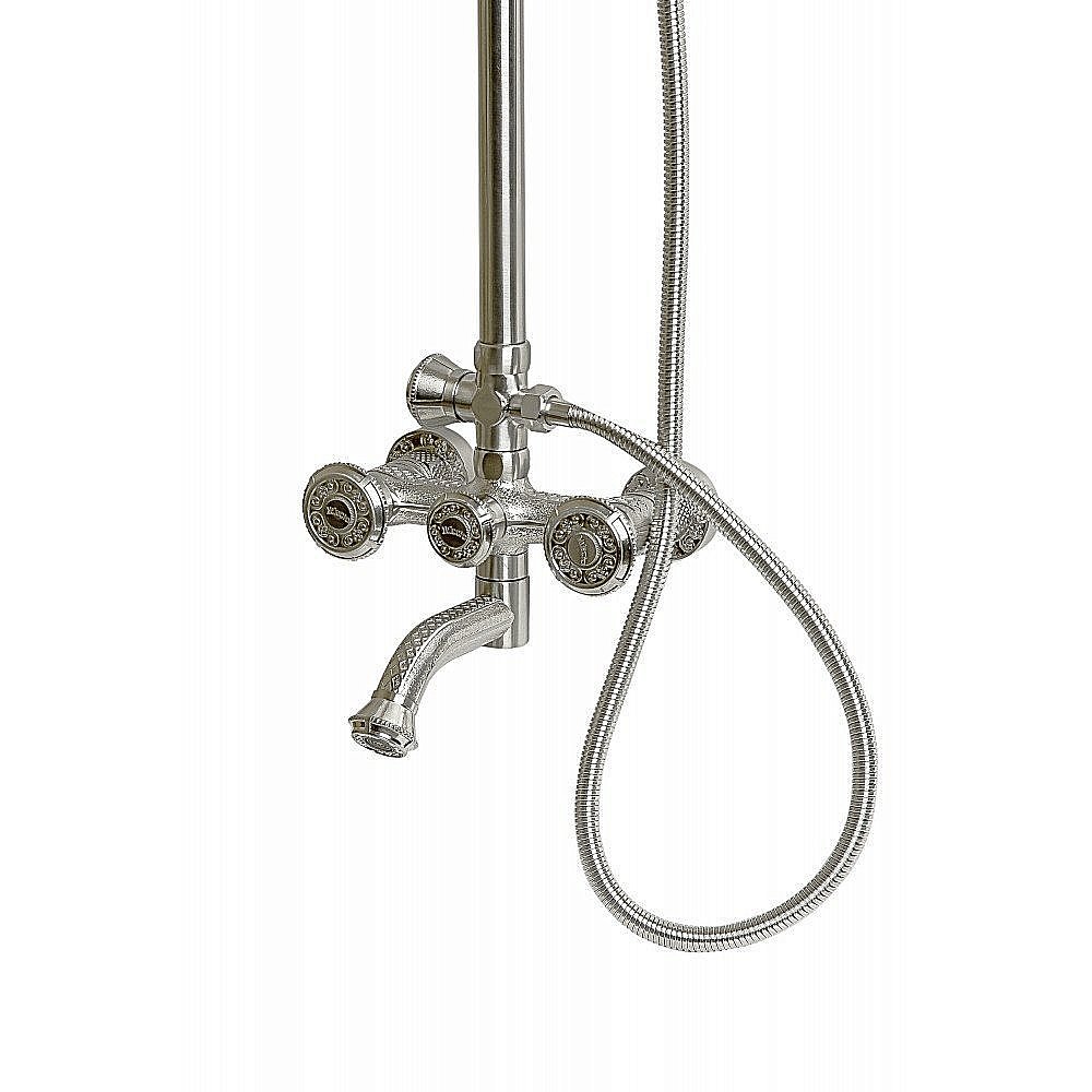 Душевая система Milacio Almeria MC.100.SL серебро купить в интернет-магазине сантехники Sanbest