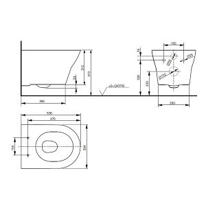 Унитаз подвесной TOTO MH TOILET CW162Y#XW безободковый, слив торнадо купить в интернет-магазине Sanbest