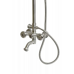 Душевая система Milacio Almeria MC.100.SL серебро купить в интернет-магазине сантехники Sanbest